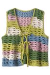 Lana Grossa VEST IN FILETHAKEN Natural Cotton