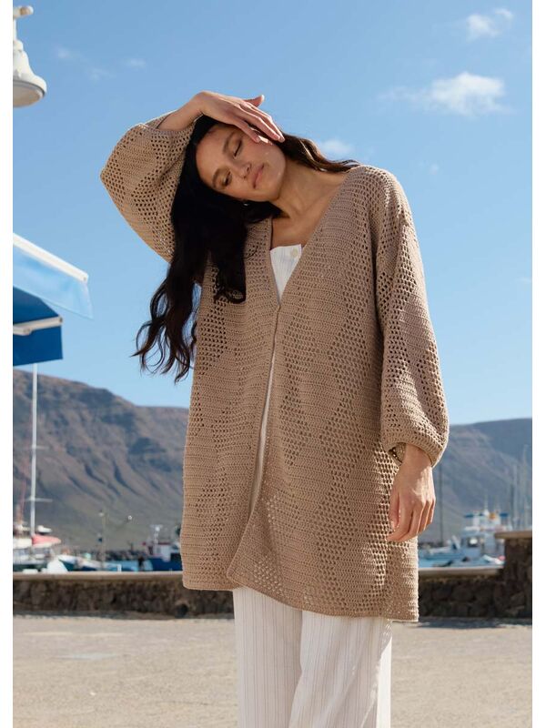 Lana Grossa LANG VEST IN ROOSTER-RUITPATROON Alta Moda Cotolana