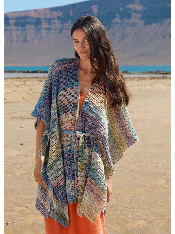 Lana Grossa CAPE IN ROOSTERPATROON Mosaico