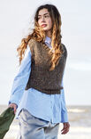 Lana Grossa V-PULLUNDER Cool Merino Print