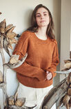 Lana Grossa TRUI MET NAAR VOREN TOE VERLEGDE SCHOUDERNAAD Cool Merino Big
