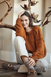 Lana Grossa TRUI MET NAAR VOREN TOE VERLEGDE SCHOUDERNAAD Cool Merino Big