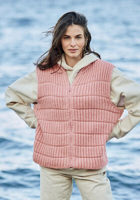 MOUWLOOS VEST Cool Merino Big van Lana Grossa