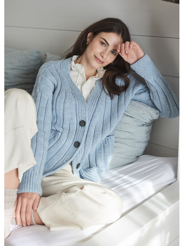 Lana Grossa VEST IN BREED BOORDPATROON Cool Merino Big