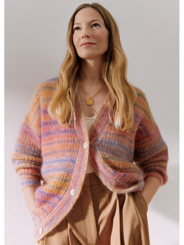 Lana Grossa VEST IN PATENTPATROON Silkhair Print