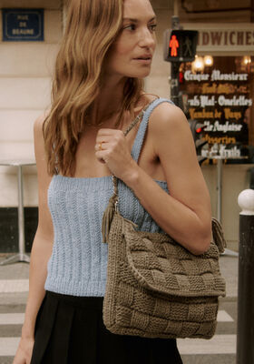 GEBREIDE TAS The Tube van Lana Grossa