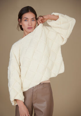 TRUI IN ENTRELAC-TECHNIEK Cool Merino Big van Lana Grossa