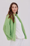 Lana Grossa VEST MET SJAALKRAAG TOPDOWN Silkhair