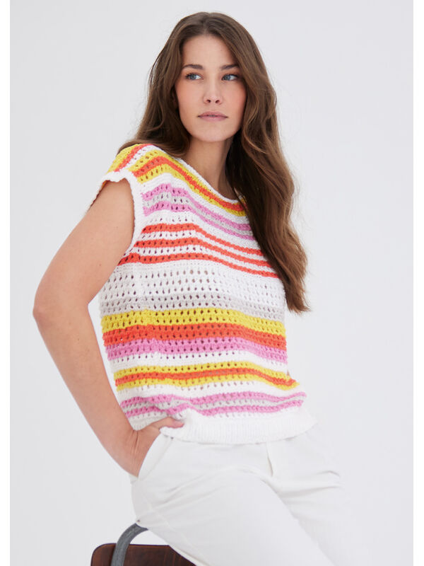 Lana Grossa GESTREEPT SHIRT Riccio
