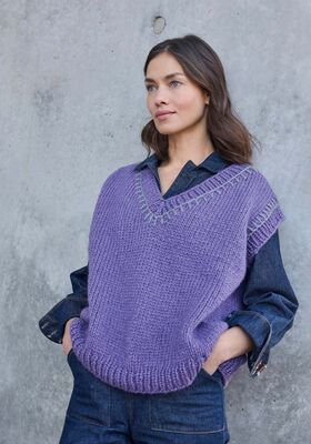 HESJE MET V-HALS Winter Softness van Lana Grossa