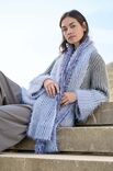 Lana Grossa SJAAL IN PATENTPATROON Basta & Cool Merino