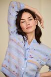 Lana Grossa VEST MET DRIEKWARTMOUW Cassata & Cool Merino