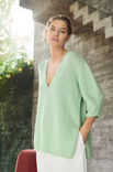 Lana Grossa TUNIEK MET ZIJSPLITTEN  Summer Softness