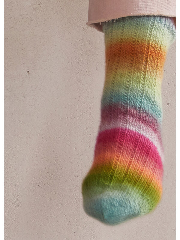 Lana Grossa BASIS-SOKKEN Meilenweit 100g Color Mix Multi