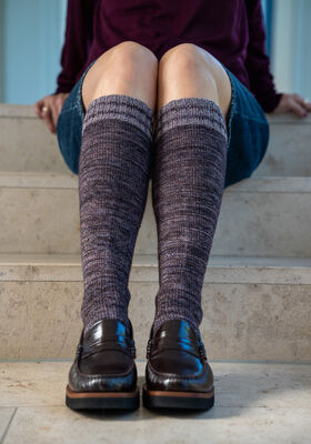 KNIEKOUSEN Vintage Socks & Brillino van Lana Grossa