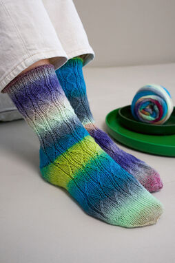 Lana Grossa MEILENWEIT Socktober No. 9 - Duitse uitgave met QR 