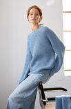 Lana Grossa TRUI MARTA III TOP-DOWN Cool Wool Mélange