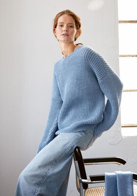 TRUI MARTA III TOP-DOWN Cool Wool Mélange van Lana Grossa