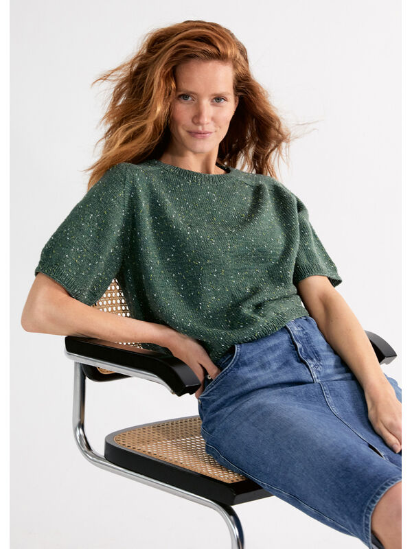 Lana Grossa TRUITJE HEDDA IV TOP-DOWN Cool Wool Dots
