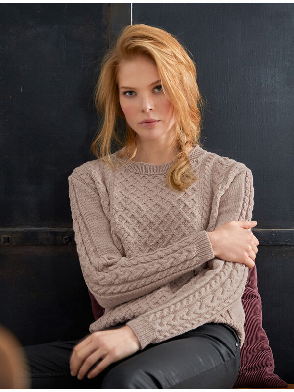 Lana Grossa TRUI MET KABELPATROON Cool Wool