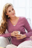 Lana Grossa TRUI MET V-HALS Cool Wool Big Melange