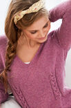 Lana Grossa TRUI MET V-HALS Cool Wool Big Melange