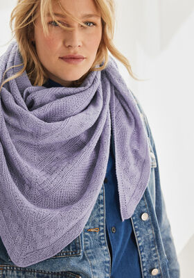 DRIEHOEKIGE DOEK Cool Wool Lace van Lana Grossa