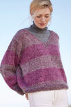 Lana Grossa TRUI MET V-HALS Cool Wool Vintage & Silkhair