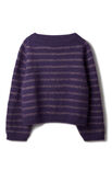 Lana Grossa TOP DOWN GESTREEPTE TRUI Merino Superiore & Silkhair