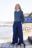 Lana Grossa VEST IN HALVE PATENT Cool Wool Print