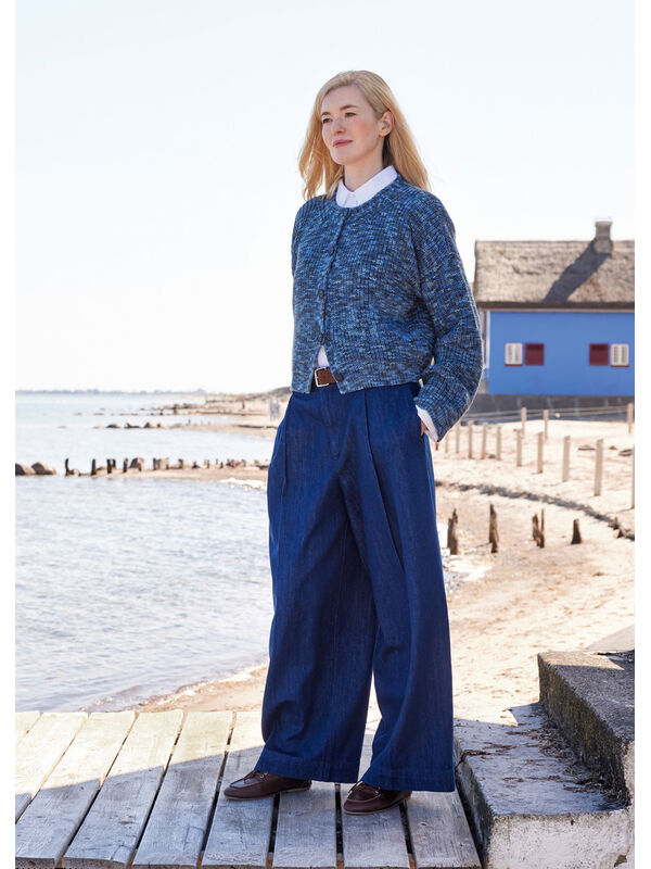 Lana Grossa VEST IN HALVE PATENT Cool Wool Print