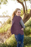 Lana Grossa MOUWLOOS VEST IN HALVE PATENT Cool Wool Vintage