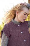 Lana Grossa MOUWLOOS VEST IN HALVE PATENT Cool Wool Vintage