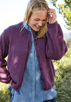 TOP DOWN OVERSIZED VEST Cool Wool Superbig van Lana Grossa