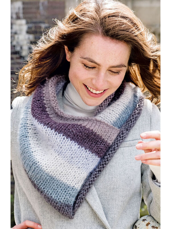 Lana Grossa LOOP MET STREPEN Silkhair