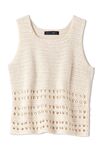 Lana Grossa TOPJE MET GEKRUISTE STOKJES EN STOKJES Summer Cashmere