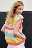 Lana Grossa TOPJE IN STRUCTUURPATROON Summer Cashmere