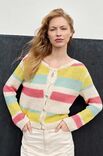 Lana Grossa VEST IN STRUCTUURPATROON Summer Cashmere