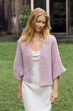 Lana Grossa VEST IN AJOURSTRUCTUURPATROON Bottoni