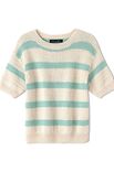 Lana Grossa TRUI IN STRUCTUURPATROON MET STREPEN Summer Cashmere