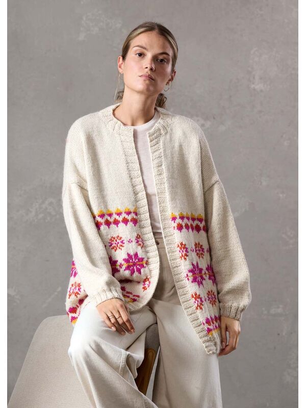Lana Grossa VEST Natural Lama Chunky