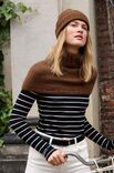 Lana Grossa KORTE PONCHO Natural Lama Chunky