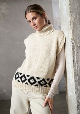 SLIPOVER Natural Lama Chunky van Lana Grossa