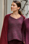 Lana Grossa TRUI MET V-HALS Winter Softness & Silkhair