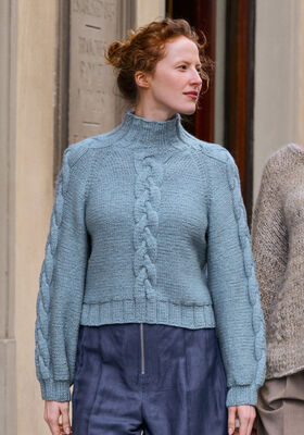 RAGLANTRUI MET KABELS Alta Moda Alpaca van Lana Grossa