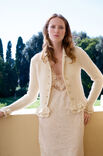 Lana Grossa VEST MET GEHAAKTE RUCHE Summer Softness