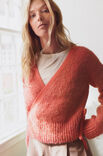 Lana Grossa TOP-DOWN GEWIKKELD VEST Natural Alpaca Lungo & Ecopuno
