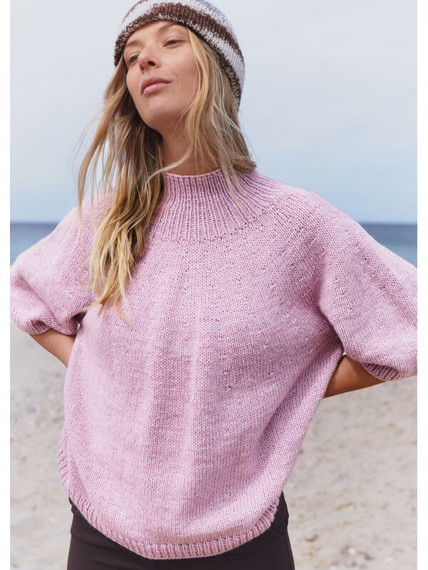 Lana Grossa TOP-DOWN TRUI MET TURTLENECK Ecopuno