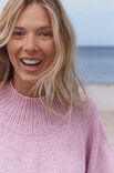 Lana Grossa TOP-DOWN TRUI MET TURTLENECK Ecopuno