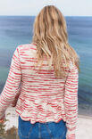 Lana Grossa TRUI MET SCHOOTJE Natural Alpaca Pelo